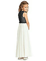 Rear View Thumbnail - Black Flower Girl Dress FL4061