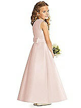 Rear View Thumbnail - Blush & Blush Flower Girl Dress FL4062