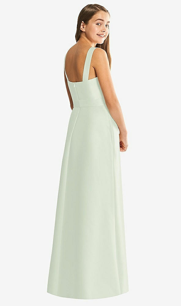 Back View - Mint Green Alfred Sung Junior Bridesmaid Style JR544