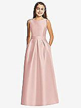 Front View Thumbnail - Rose Alfred Sung Junior Bridesmaid Style JR544