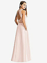 Front View Thumbnail - Blush & Cameo Alfred Sung Junior Bridesmaid Style JR545