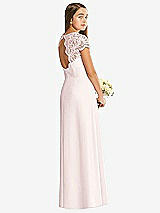 Rear View Thumbnail - Blush Alfred Sung Junior Bridesmaid Dress JR546