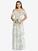 Front View Thumbnail - Bleu Garden Dessy Collection Junior Bridesmaid Dress JR548
