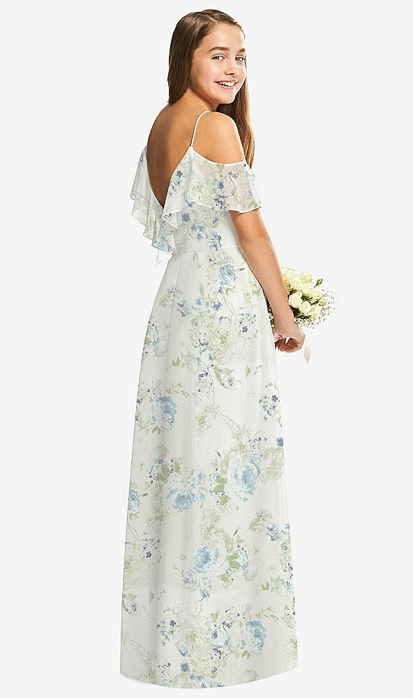 Back View - Bleu Garden Dessy Collection Junior Bridesmaid Dress JR548
