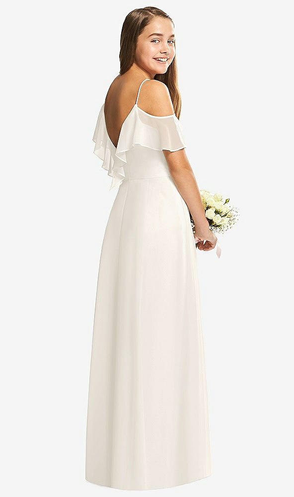 Back View - Ivory Dessy Collection Junior Bridesmaid Dress JR548