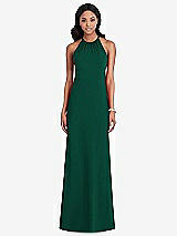 Front View Thumbnail - Hunter Green After Six Bridesmaid Dress 6798