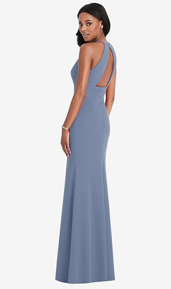 Back View - Larkspur Blue After Six Bridesmaid Dress 6798