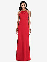 Front View Thumbnail - Parisian Red After Six Bridesmaid Dress 6798