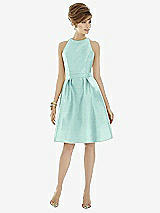 Front View Thumbnail - Seaside Alfred Sung Bridesmaid Dress D757
