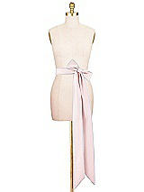 Alt View 2 Thumbnail - Ballet Pink Satin Twill Wedding Sash