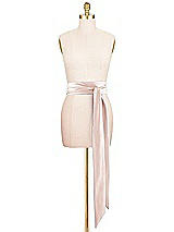 Front View Thumbnail - Blush Satin Twill Wedding Sash