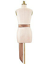 Alt View 3 Thumbnail - Cognac Satin Twill Wedding Sash