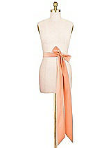 Alt View 2 Thumbnail - Portofino Orange Satin Twill Wedding Sash