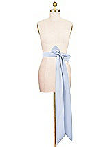 Alt View 2 Thumbnail - Sky Blue Satin Twill Wedding Sash