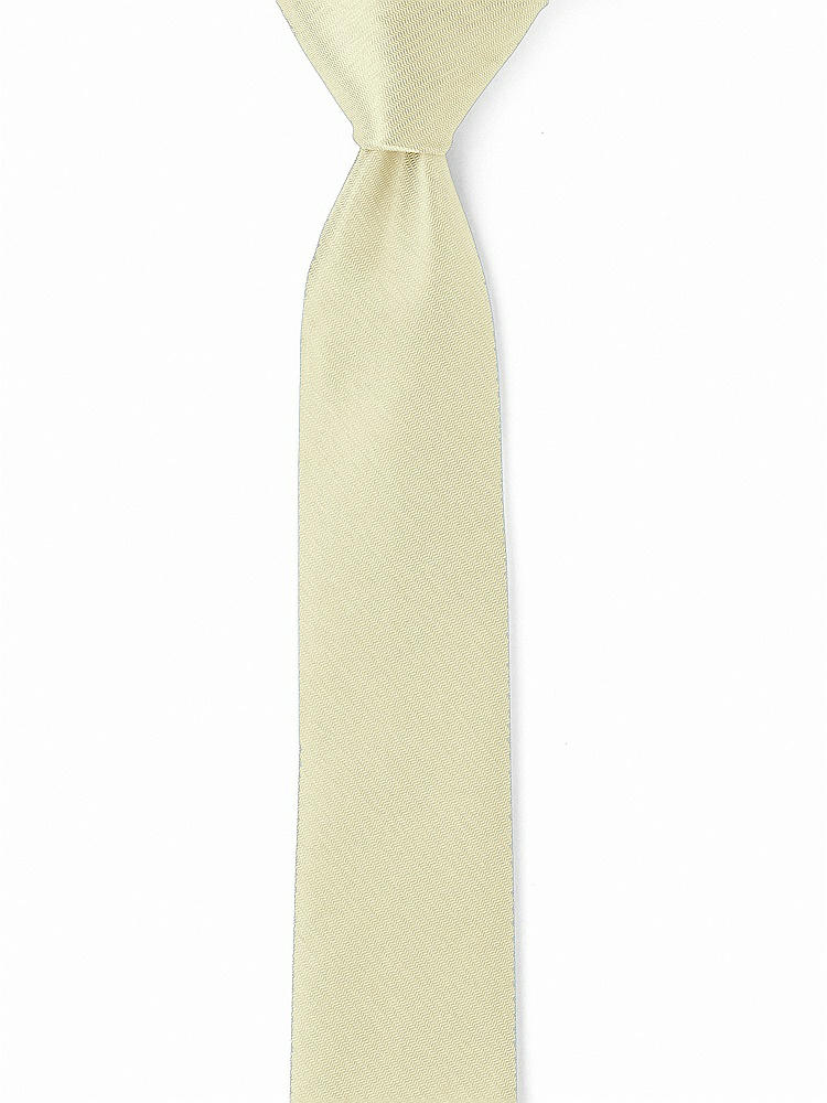 Back View - Butter Yellow Yarn-Dyed Modern Tie by After Six