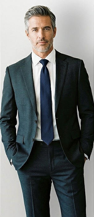 Yarn-Dyed Modern Tie by After Six