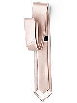 Side View Thumbnail - Pearl Pink Yarn-Dyed Modern Tie by After Six