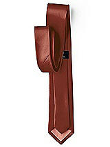 Side View Thumbnail - Auburn Moon Yarn-Dyed Modern Tie by After Six