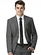 Alt View 4 Thumbnail - Black Yarn-Dyed Modern Tie by After Six