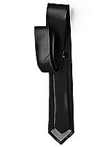 Side View Thumbnail - Black Yarn-Dyed Modern Tie by After Six