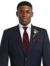 Alt View 3 Thumbnail - Cabernet Yarn-Dyed Modern Tie by After Six