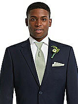 Alt View 3 Thumbnail - Celadon Yarn-Dyed Modern Tie by After Six