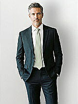 Front View Thumbnail - Celadon Yarn-Dyed Modern Tie by After Six