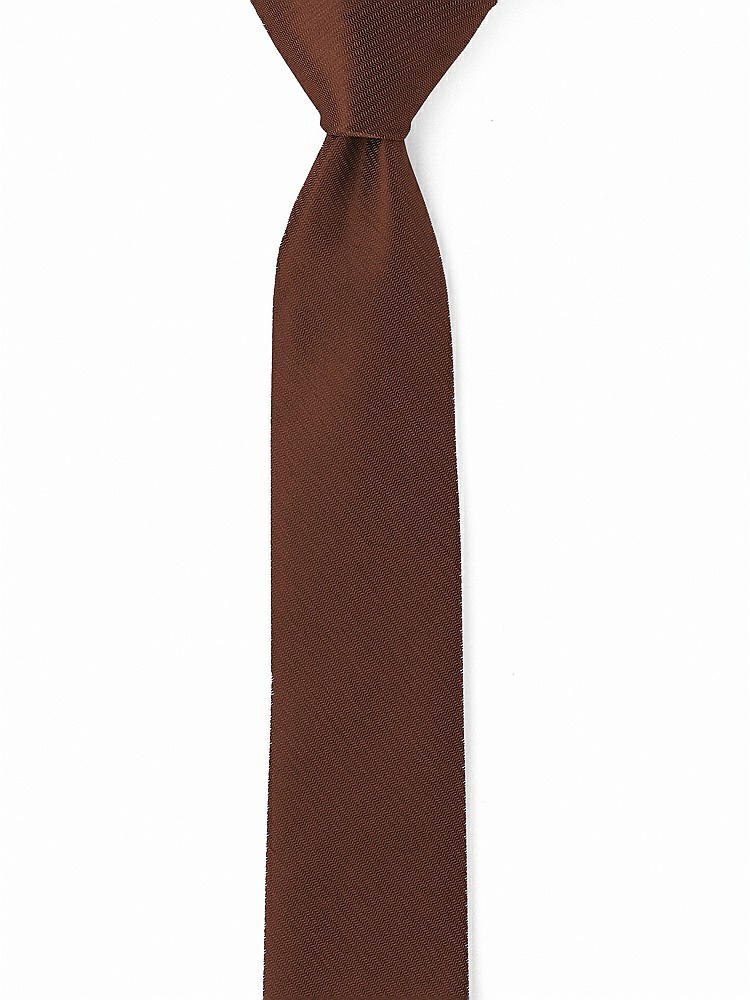 Back View - Cognac Yarn-Dyed Modern Tie by After Six