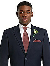 Alt View 3 Thumbnail - English Rose Yarn-Dyed Modern Tie by After Six