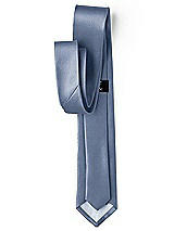 Side View Thumbnail - Larkspur Blue Yarn-Dyed Modern Tie by After Six