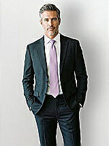 Front View Thumbnail - Pale Purple Yarn-Dyed Modern Tie by After Six