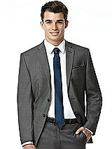 Alt View 4 Thumbnail - Sofia Blue Yarn-Dyed Modern Tie by After Six