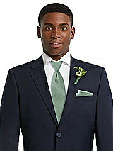 Alt View 3 Thumbnail - Seagrass Yarn-Dyed Modern Tie by After Six