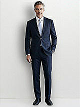 Alt View 1 Thumbnail - Sky Blue Yarn-Dyed Modern Tie by After Six