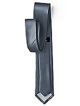 Side View Thumbnail - Silverstone Yarn-Dyed Modern Tie by After Six