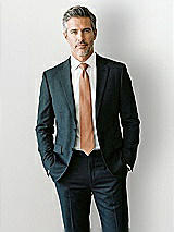 Front View Thumbnail - Toffee Yarn-Dyed Modern Tie by After Six