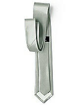 Side View Thumbnail - Willow Green Yarn-Dyed Modern Tie by After Six