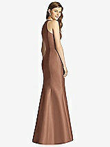 Rear View Thumbnail - Cognac Bella Bridesmaid Dress BB121