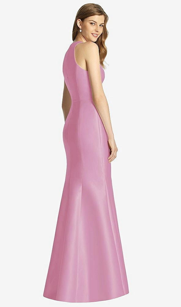 Back View - Powder Pink Bella Bridesmaid Dress BB121