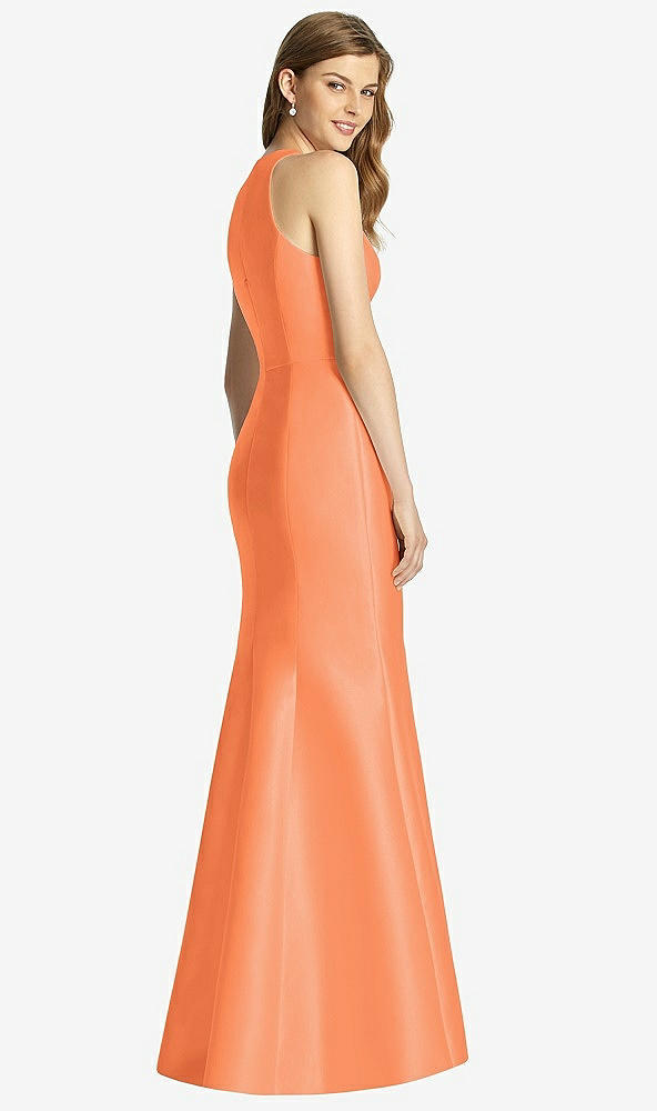 Back View - Portofino Orange Bella Bridesmaid Dress BB121