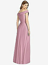Rear View Thumbnail - Dusty Pink Bella Bridesmaid Dress BB123