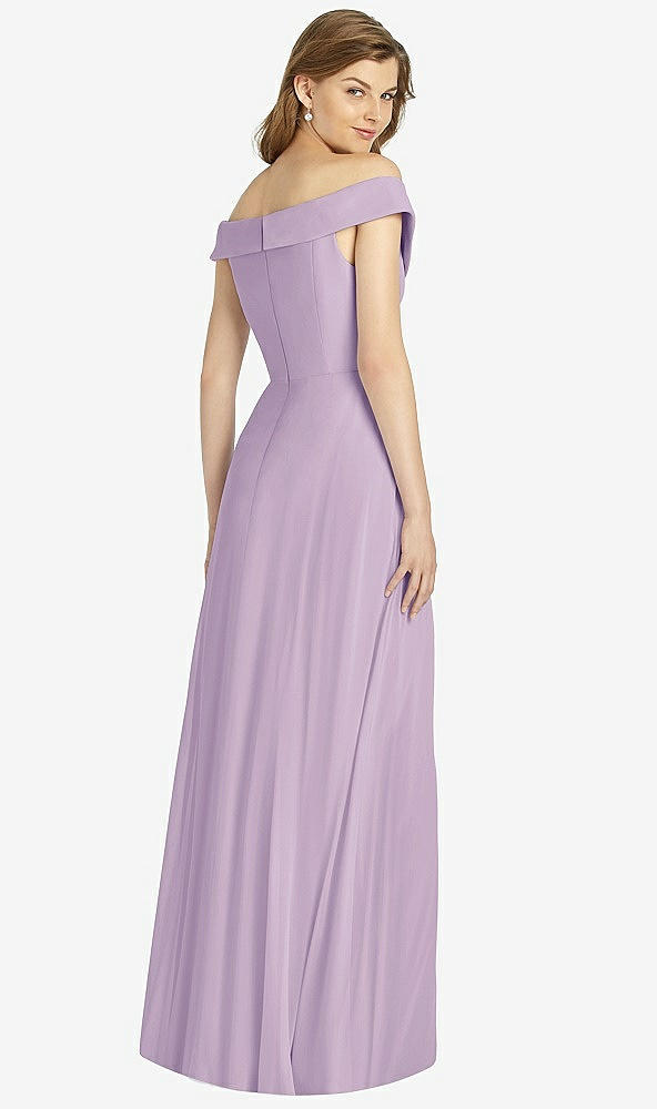 Back View - Pale Purple Bella Bridesmaid Dress BB123