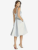 Rear View Thumbnail - Cloudy Gold Dessy Bridesmaid Dress 3035