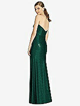 Rear View Thumbnail - Hunter Green Dessy Bridesmaid Dress 3037