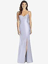 Front View Thumbnail - Silver Dove Maxi Length Spaghetti Strap Mermaid Dress