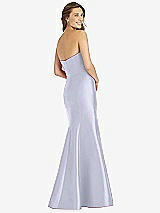 Rear View Thumbnail - Silver Dove Full-length Strapless Sweetheart Neckline Dress