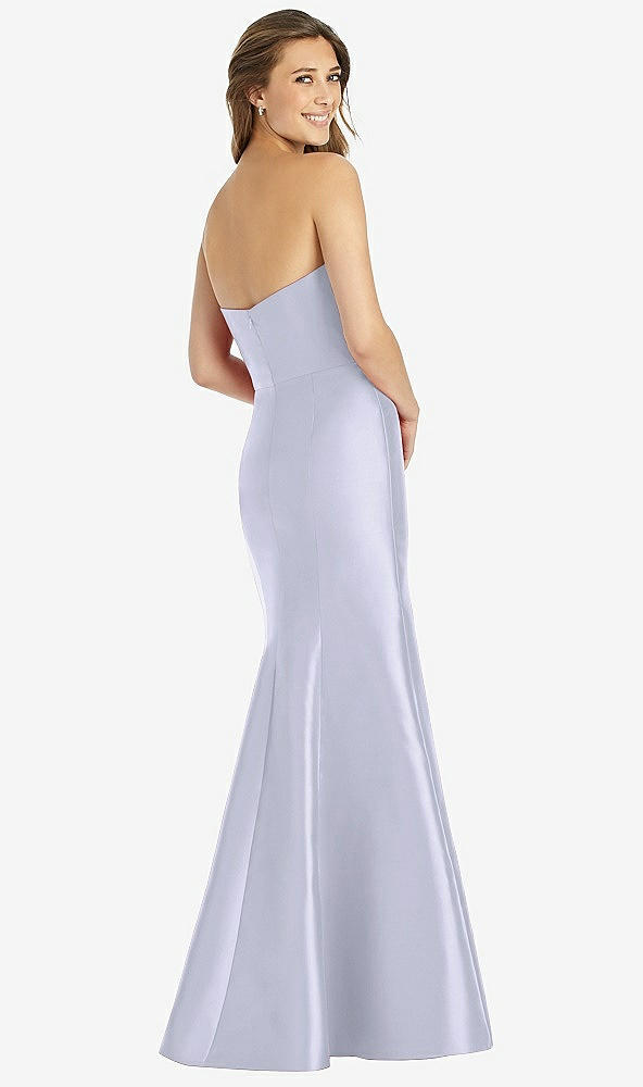 Back View - Silver Dove Full-length Strapless Sweetheart Neckline Dress
