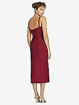 Rear View Thumbnail - Burgundy After Six Bridesmaid Dress 6804