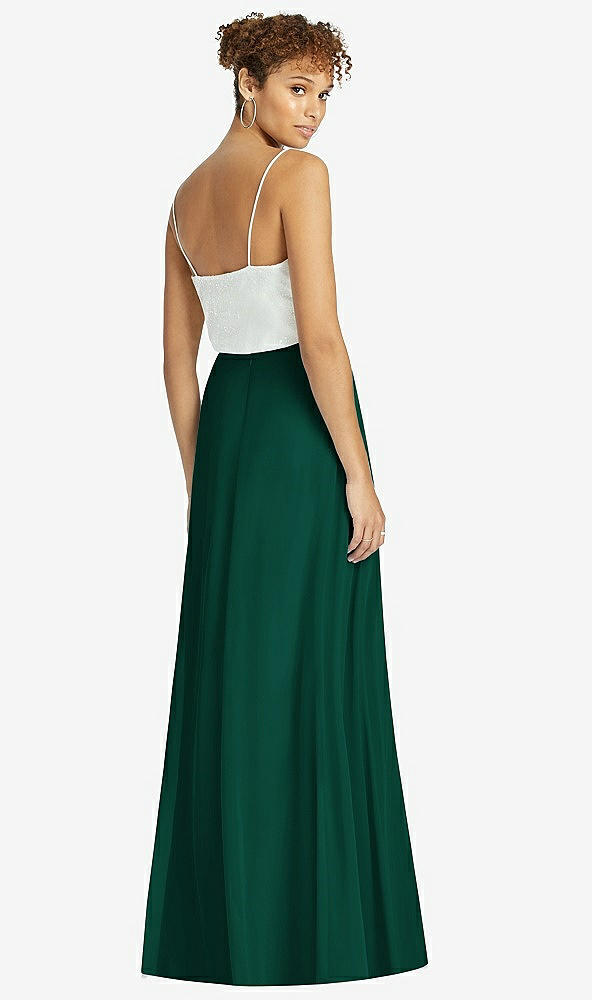 Back View - Hunter Green After Six Bridesmaid Skirt S1518
