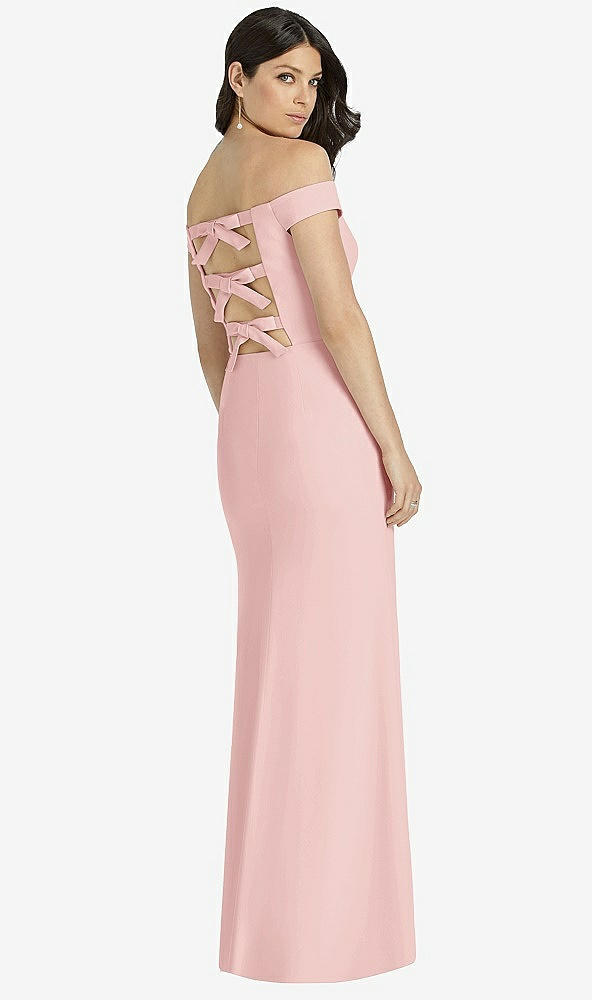 Back View - Rose Dessy Bridesmaid Dress 3040
